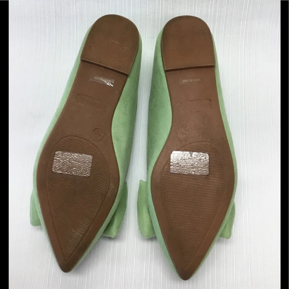 Bamboo Soft Green Flats - Picture 6 of 6